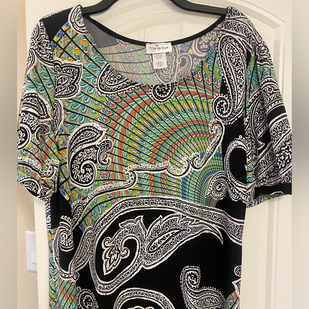 ZZS size 2XL dress 96% Polyester and 4% Spandex  worn once  $15